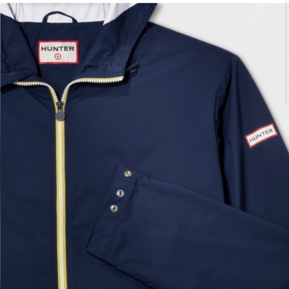 Women’s Hunter for Target navy blue rain jacket
